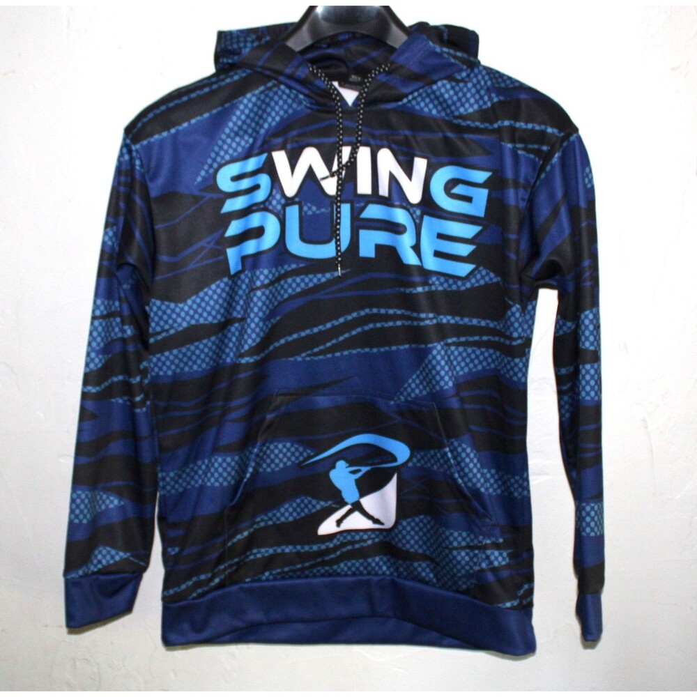 Swing Pure Hoodie Pullover Riot S Men Blue Sweater softball sport